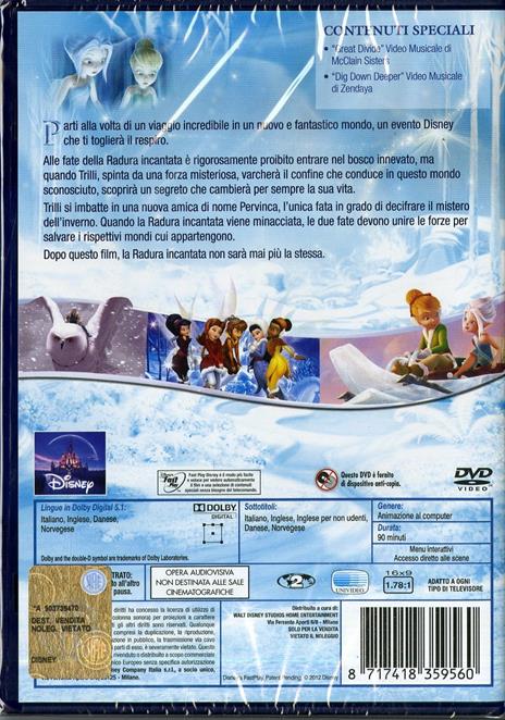 Trilli e il segreto delle ali di Robert Gannaway,Peggy Holmes - DVD - 2