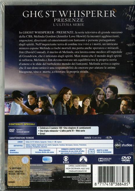Ghost Whisperer. Serie 5 (6 DVD) di Jennifer Love Hewitt,Eric Laneuville,Gloria Muzio - DVD - 2