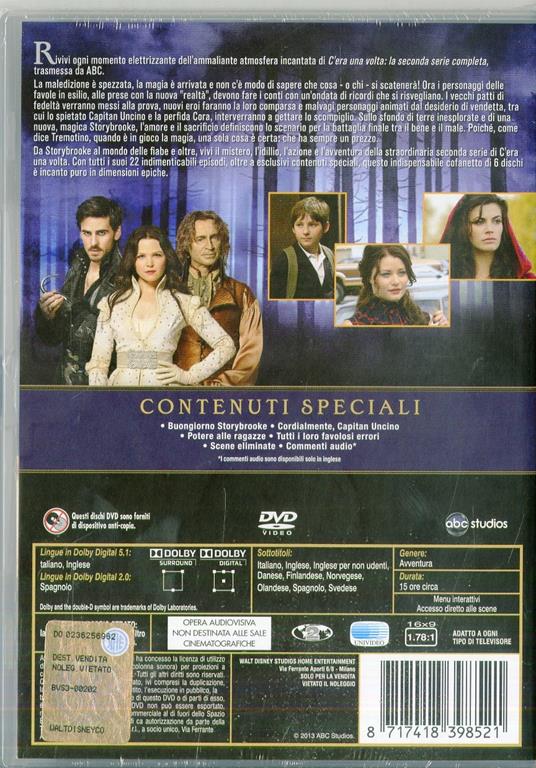 C'era una volta. Stagione 2 (6 DVD) di Ralph Hemecker,Dean White,Milan Cheylov - DVD - 2