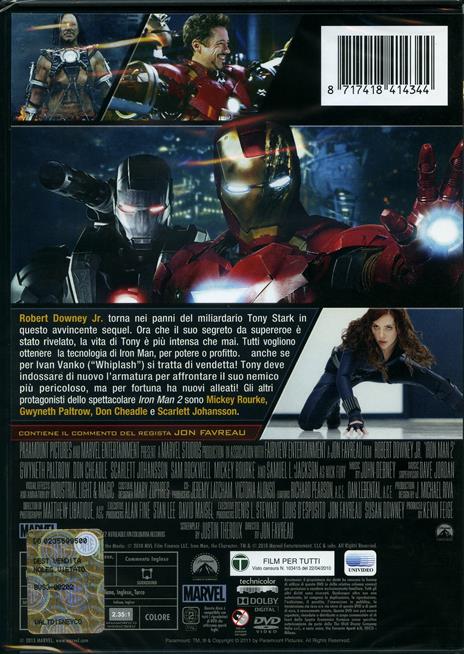 Iron Man 2 di Jon Favreau - DVD - 2