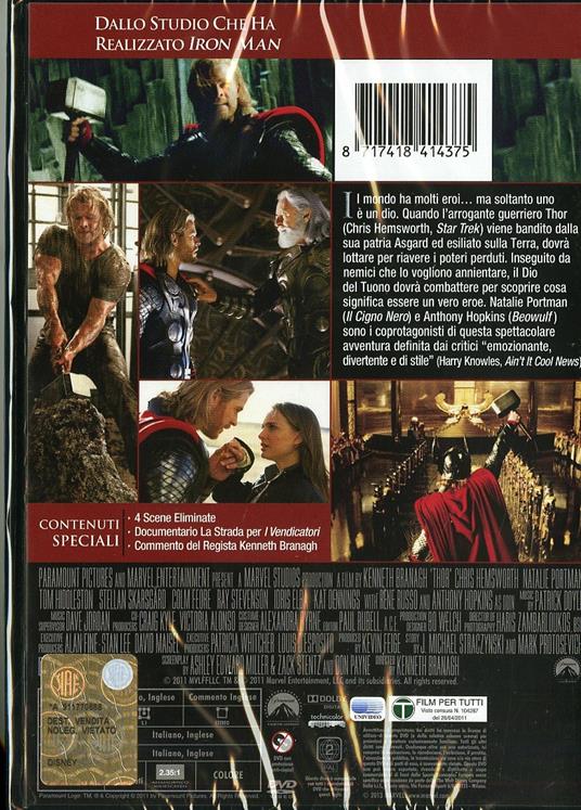 Thor di Kenneth Branagh - DVD - 2