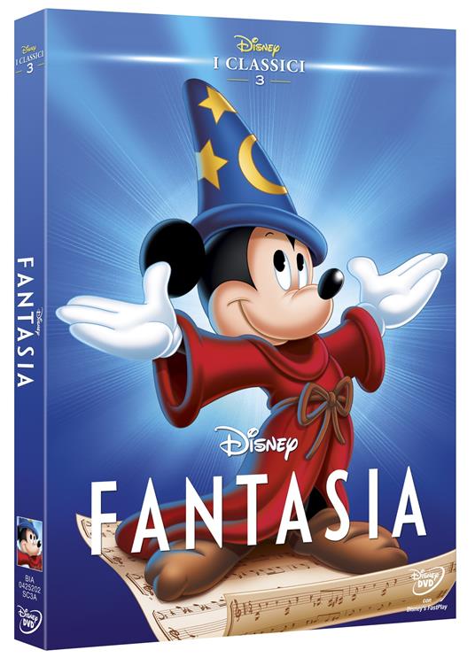 Fantasia (DVD) di James Algar,Bill Roberts,Paul Satterfield,Hamilton Luske,Wilfred Jackson,Samuel Armstrong,Norman Ferguson,T. Hee,Jim Handley,Ford Beebe - DVD