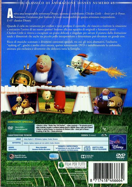 Chicken Little. Amici per le penne<span>.</span> Limited Edition di Mark Dindal - DVD - 2