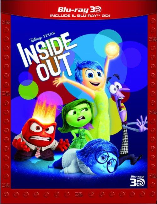 Inside Out 3D (Blu-ray + Blu-ray 3D) di Pete Docter,Ronnie Del Carmen - Blu-ray + Blu-ray 3D