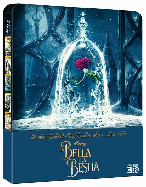 La bella e la bestia. Live Action. Con Steelbook (Blu-ray + Blu-ray 3D) di Bill Condon - Blu-ray + Blu-ray 3D