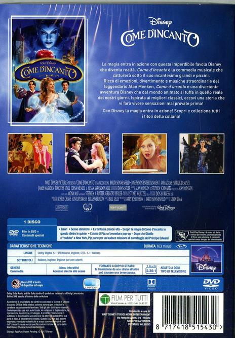 Come d'incanto. Limited Edition 2017 (DVD) di Kevin Lima - DVD - 2