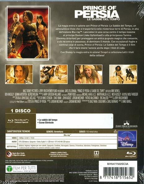 Prince of Persia. Le sabbie del tempo. Limited Edition 2017 (Blu-ray) di Mike Newell - Blu-ray - 2
