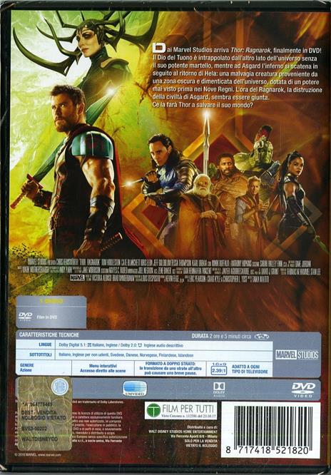 Thor. Ragnarok (DVD) di Taika Waititi - DVD - 2