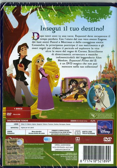 Rapunzel. Prima del sì (DVD) di Tom Caulfield,Stephen Sandoval - DVD - 2