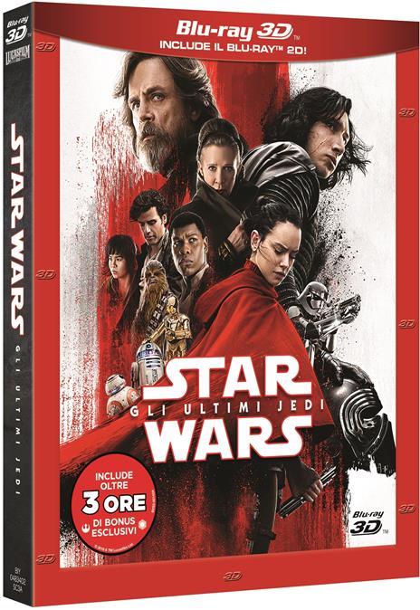 Star Wars. Gli ultimi Jedi. Con Bonus Disc (Blu-ray + Blu-ray 3D) di Rian Johnson