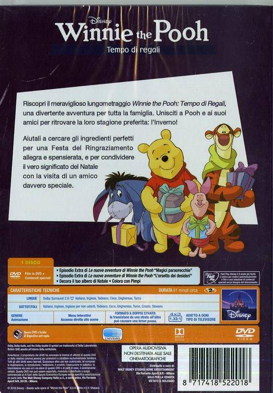 Winnie the Pooh. Tempo di regali (DVD) di Harry Arends,Jun Falkenstein,Karl Geurs - DVD - 2
