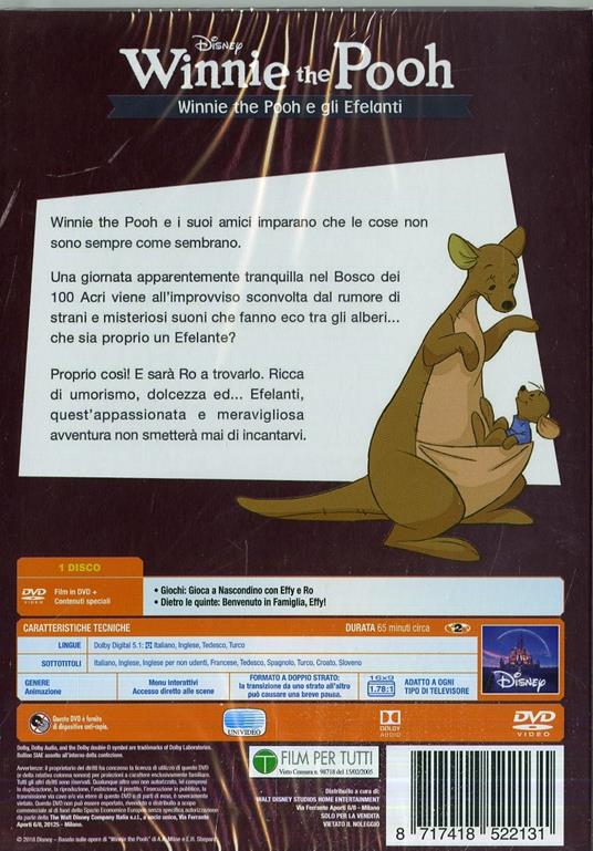 Winnie the Pooh e gli Efelanti (DVD) di Frank Nissen - DVD - 2