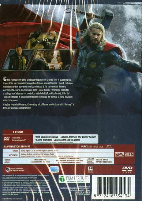 Thor. The Dark World di Alan Taylor - DVD - 2
