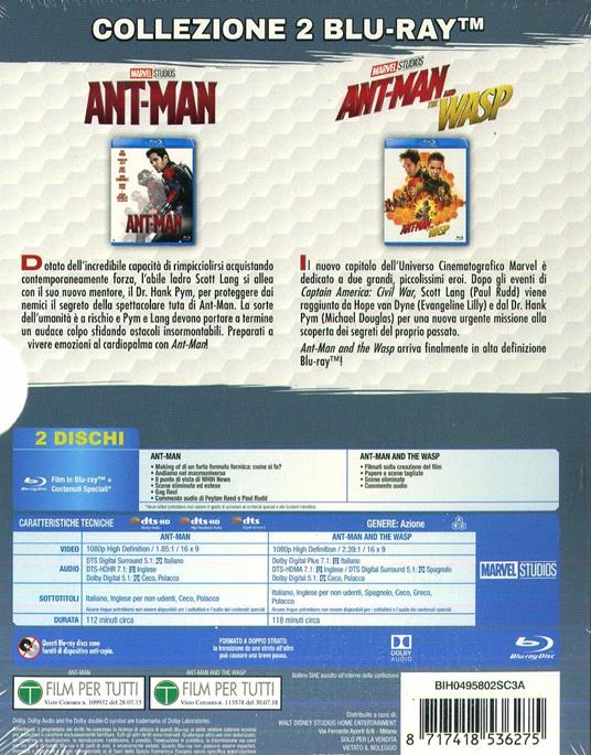Cofanetto Ant-Man 1-2 (2 Blu-ray) di Peyton Reed - 2
