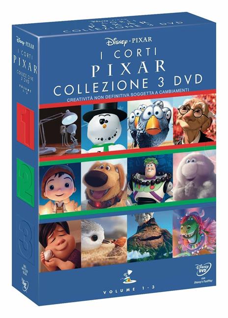 I corti Pixar Collection. Volumi 1, 2, 3 (3 DVD) di Dave Mullins,Sanjay Patel,Alan Barillaro,James Ford Murphy,Saschka Unseld