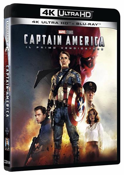Captain America. Il primo vendicatore (Blu-ray + Blu-ray Ultra HD 4K) di Joe Johnston - Blu-ray + Blu-ray Ultra HD 4K