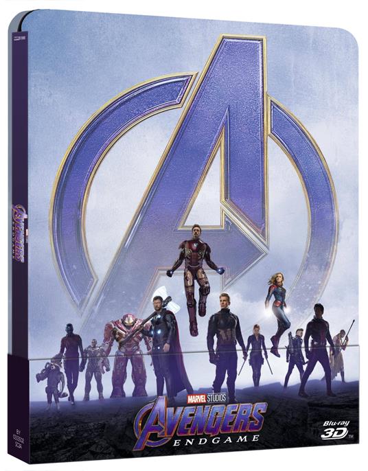 Avengers. Endgame. Con Steelbook (Blu-ray + Blu-ray 3D) di Anthony Russo,Joe Russo - Blu-ray + Blu-ray 3D
