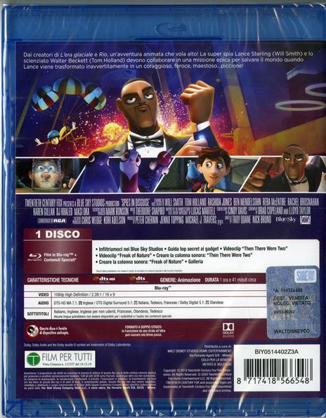 Spie sotto copertura (Blu-ray) di Nick Bruno,Troy Quane - Blu-ray - 2