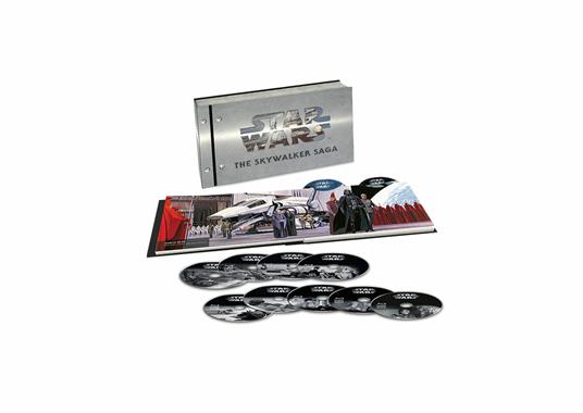 Cofanetto Star Wars. The Skywalker Saga (18 Blu-ray + 9 Blu-ray Ultra HD 4K) di George Lucas,J. J. Abrams,Rian Johnson,Richard Marquand,Irvin Kershner