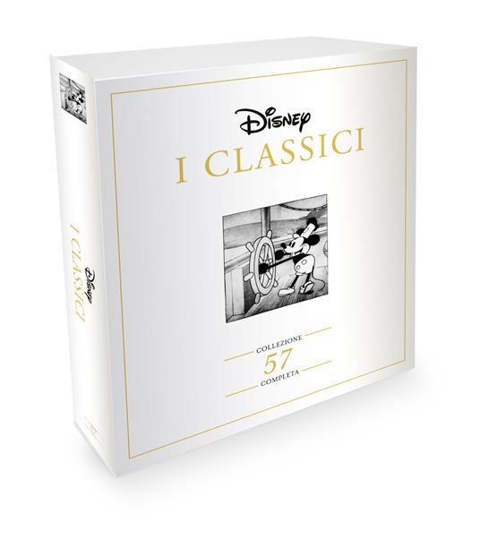 I Classici Disney. Collezione Completa (57 DVD) di Walt Disney,David Hand,Ron Clements,Burny Mattinson,David Michener