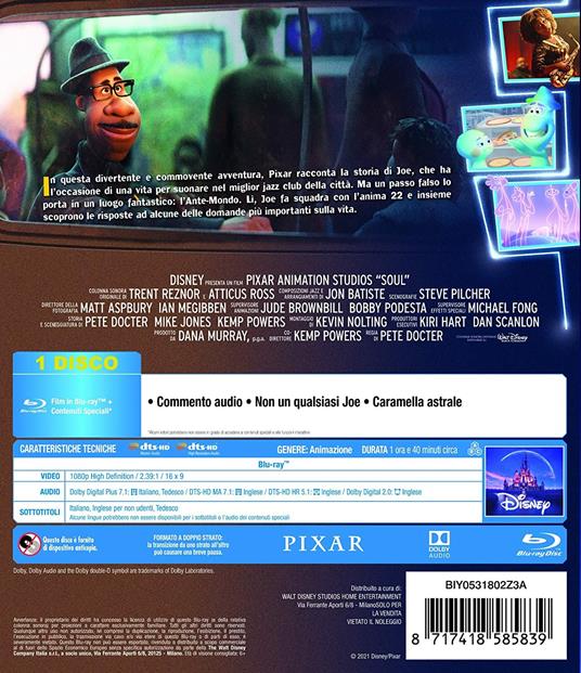 Soul (Blu-ray) di Pete Docter - Blu-ray - 3