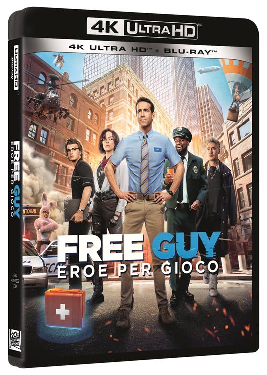 Free Guy. Eroe per gioco (Blu-ray + Blu-ray Ultra HD 4K) di Shawn Levy - Blu-ray + Blu-ray Ultra HD 4K