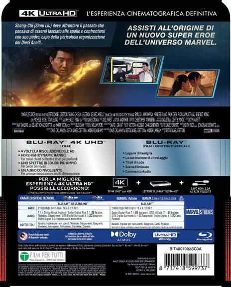 Shang-Chi e la leggenda dei Dieci Anelli. Steelbook (Blu-ray + Blu-ray Ultra HD 4K) di Destin Daniel Cretton - Blu-ray + Blu-ray Ultra HD 4K - 2