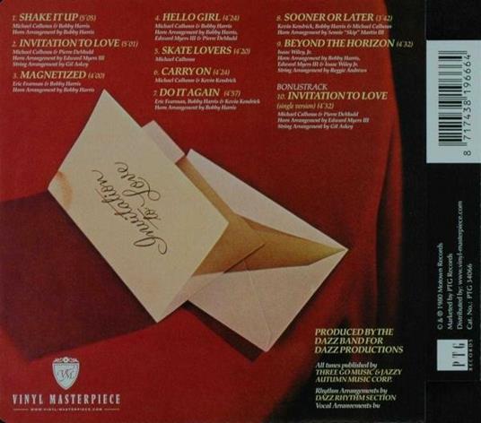 Invitation to Love - CD Audio di Dazz Band - 2
