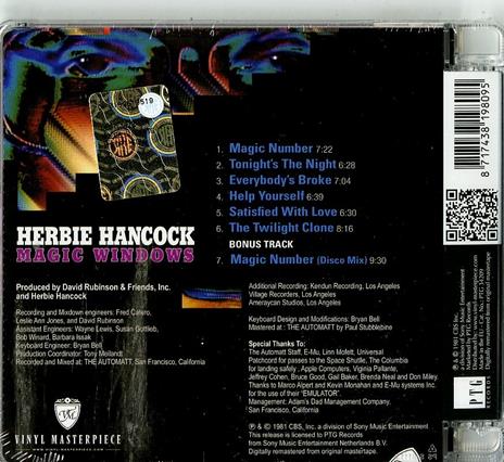Magic Windows - CD Audio di Herbie Hancock - 2