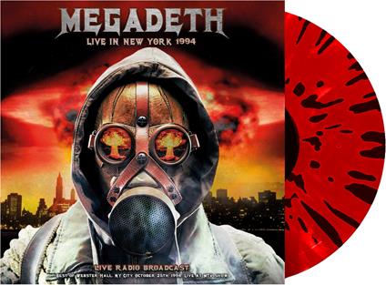Live In New York 1994 (Transparent Red/Black Splatter Vinyl) - Vinile LP di Megadeth