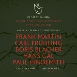 Project Paloma. Second World War Masterpieces For Flute & Piano - CD Audio di Emily - Andrew West Beynon