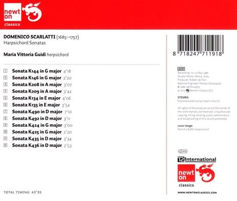 Sonate per clavicembalo - CD Audio di Domenico Scarlatti - 2