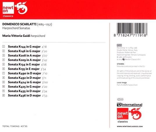 Sonate per clavicembalo - CD Audio di Domenico Scarlatti - 2