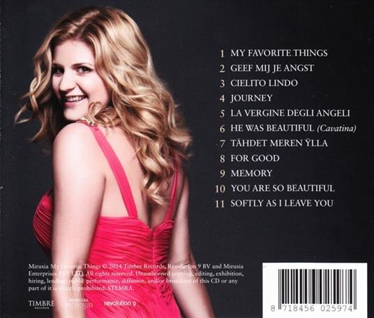 My Favourite Things - CD Audio di Mirusia - 2