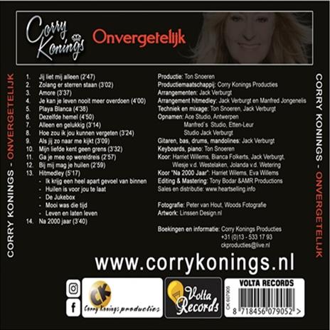Onvergetelijk (Reissue) - CD Audio di Corry Konings - 2