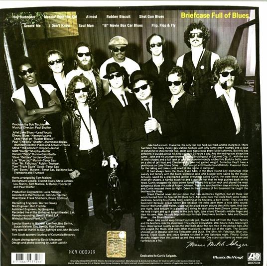 Briefcase Full of Blues (Colonna sonora) (180 gr. Audiophile) - Vinile LP di Blues Brothers - 2