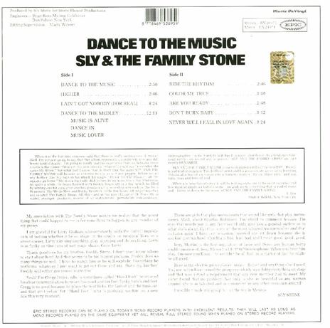 Dance to the Music - Vinile LP di Sly & the Family Stone - 2