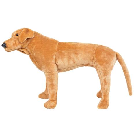vidaXL Cane Labrador in Peluche in Piedi Marrone Chiaro XXL - 3
