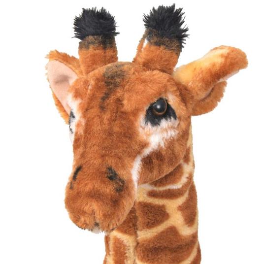 vidaXL Giraffa in Peluche in Piedi Marrone e Gialla XXL - 4