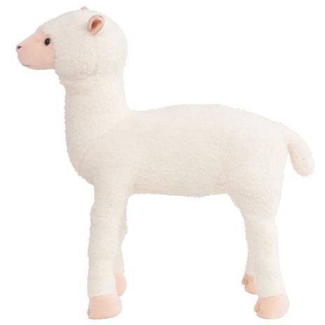 vidaXL Alpaca in Peluche in Piedi Bianco XXL - 3