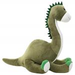 vidaXL Giocattolo di Peluche Dinosauro Brontosauro Verde