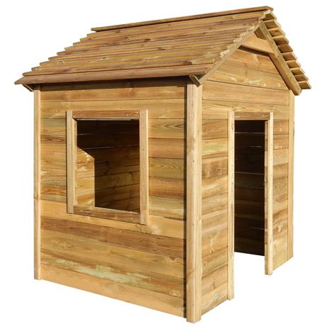 vidaXL Casetta da Giardino per Bambini 123x120x146 cm in Legno di Pino