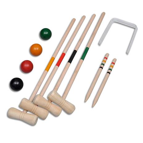 Set Gioco Croquet di legno per 4 giocatori - 3