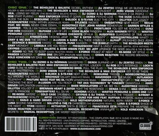 100x Hardstyle 2014 - CD Audio - 2