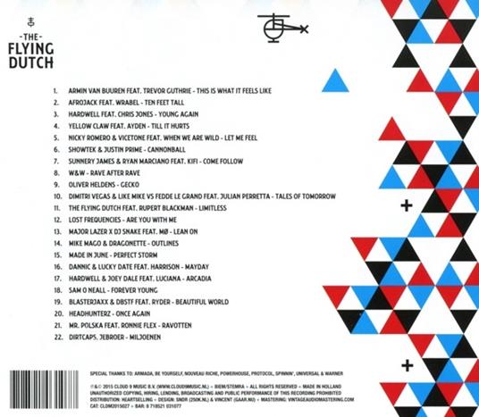 Flying Dutch 2015 - CD Audio - 2