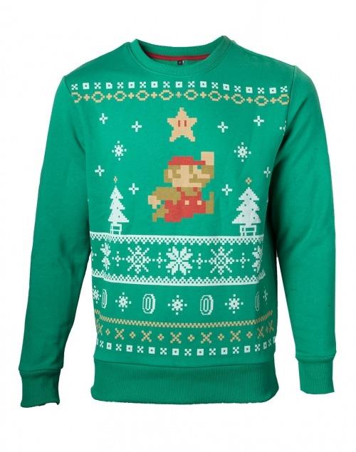 Maglione Nintendo. Super Mario Christmas Sweater