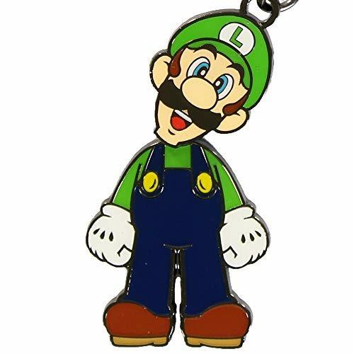 Portachiavi Super Mario. Luigi MetalWith Movable Head Multicolor - Difuzed  - Idee regalo