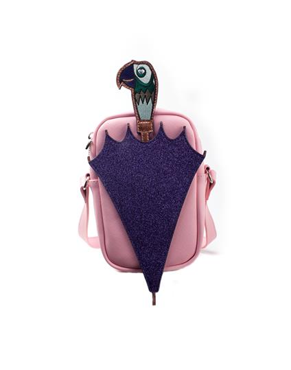 Borsa Disney: Mary Poppins Glitter Umbrella Shoulder Pink