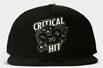 Cappellino Dungeons & Dragons Critical Hit Snapback Cap Black