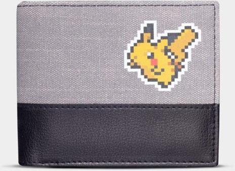 Portafoglio. Pokemon: Pika Bifold Wallet Grey
